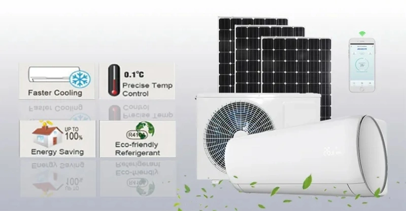 Factory Price Eco 18000BTU Split Wall Mounted AC Solar Powered Conditioning Air Conditioner
