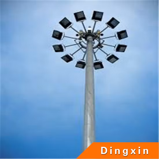 Lampione stradale a palo alto 15m, 20m, 25m, 30m, 35m con lampada ai vapori di sodio 400-1000W